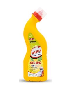 Maxell Magic WC Cleaner Lemon / 700ml – Powerful Stain Remover, Rust & Limescale Eliminator, Disinfectant & Deodorizer