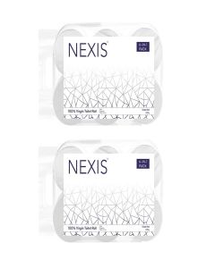 NEXIS - Tissue Rolls 12 Pack / 12-in-1 Strong & Absorbent / 2-Ply Toilet Paper / 3000 Pulls (250 Pulls × 12 Rolls) / Bathroom Tissue / 100% Natural Virgin Cellulose Fiber