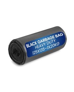 Black garbage bag Heavy duty 125x135-1x20kg