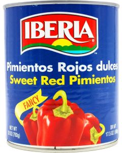 Iberia Sweet Red Pimientos in Vinegar - 27.5 Ounce Can