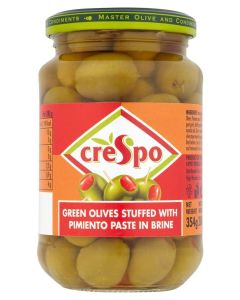 Crespo Green Olive Stuf. With Pimento Paste 354g