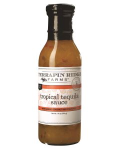 Terrapin Ridge Farms Tropical Tequila Sauce with Coconut Mango Pineapple 145 Fl Oz Bottle