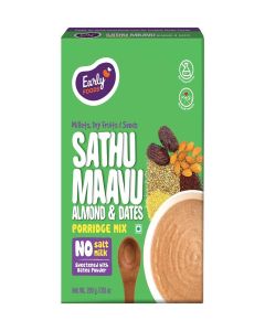 Early Foods - Organic Sattu Maavu Multi-grain Millets Porridge Mix 200 g - Sathu Maavu Natural Multigrain Millets & Ragi Cereal with Almonds & Dates