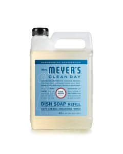 MRS MEYERS CLEAN DAY Liquid Dish Soap Refill Biodegradable Formula Rain Water 48 fl oz
