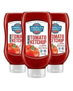 American Harvest Ketchup 340gm, Pack of 3