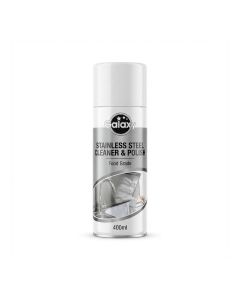 Stainless Steel Cleaner and Polish 400ml - Food Grade Polish for Chrome, Aluminum & Metal Surfaces - Streak-Free
