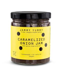 Caramelized Onion 8oz Spread All Natural Onion Jam Real Caramelized Onion JAMMY YUMMY Made with Onions Sugar Extra Virgin Olive Oil and Salt