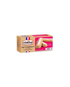 St Michel Soft Lady Fingers - Delicate French Sponge Cookies, 4.41 Oz