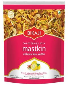 Bikaji Mastkin (Cornflakes Mixture) 200g Pouch / Crispy & Crunchy Traditional Namkeen / Mildly Spiced & Flavorful / Made with All Natural Ingredients / Product of India