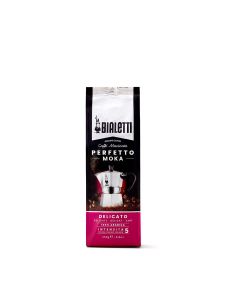 Bialetti Perfetto Moka Delicato Light Roasting Ground Coffee Flowers and Dried Fruit Aroma 88 Oz 250g Bag with FlavourSaving Valve
