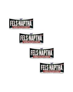 Fels Naptha Laundry Bar and Stain Remover 5oz 4 bars by Fels Naptha