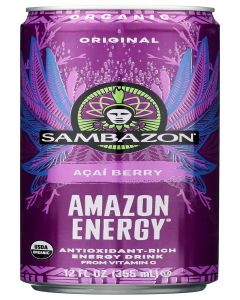 Sambazon, Energy Drink Single Organic, 12 Fl Oz