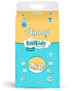 Ammy Koolkids Baby Pant Style Diapers Small - 72 Pieces