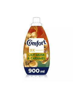 Comfort Concentrate Fabric Softener Lily Musk And Caramel Scented- 900ml