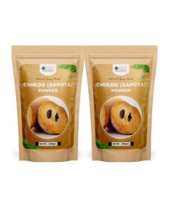 Bliss of Earth 500gm Chikoo Sapota Powder Natural Spray Dried For Juice Sake Smoothies or Making Ice Cream And Cake Pack of 2