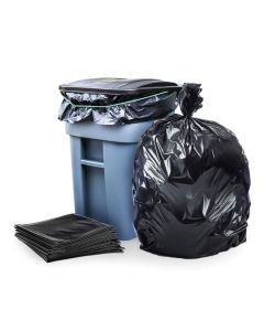 25-Pack of Compostable Garbage Bags, 90-Gallon Capacity, Sized 110x130cm - Perfect for Kitchen and Home Waste Disposal