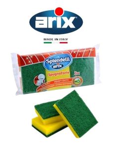 ARIX Synthetic Sponge Small 3PCS 127: Heavy-Duty Cleaning Made Easy