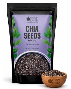 Bliss of Earth Chia Seeds 100g / Premium Raw Chia Seeds / High Fiber & Omega-3 Superfood / Ideal for Chia Pudding, Smoothies & Healthy Drinks / Vegan Gluten-Free