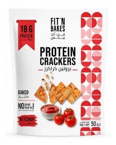 High Protein Ketchup Crackers