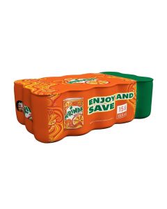 Orange Soft Drink Cans