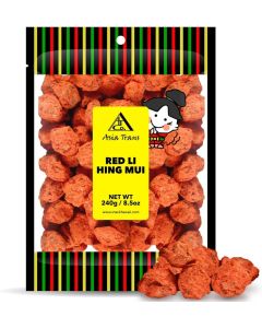 Red Li Hing Mui (Plum) 10 Oz Bag by Asia Trans & Co.