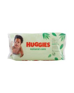 Huggies Natural Care Soothe and Comfort Skin Wipes Aloe Vera Wet Wipes with Natural Fragrance, 56 Wipes