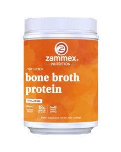 Zammex 100 GrassFed Beef Bone Broth Protein Powder 20G Protein Hydrolyzed Collagen Peptides Type 13 Supports Healthy Skin Nails Hair Joints NonGMO Gluten Free Paleo Keto Friendly