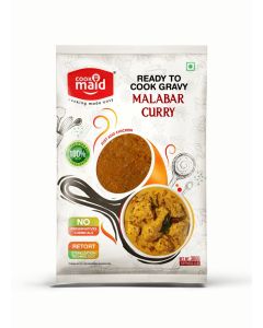 COOKMAID / Malabar Curry / Ready to Cook / No Preservatives / Ready Chicken Masala / Ready Fish Masala / Instant / Gravy / Easy Cooking / 300g