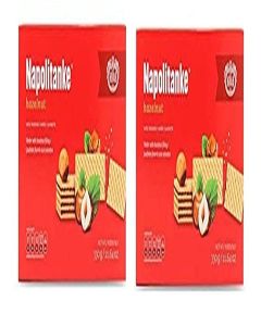 Kras Napolitanke Hazelnut Wafers, Croatia, Pack of 2, 420g14.8 oz