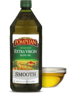 Pompeian Smooth Extra Virgin Olive Oil, First Cold Pressed, 48 Fl Oz