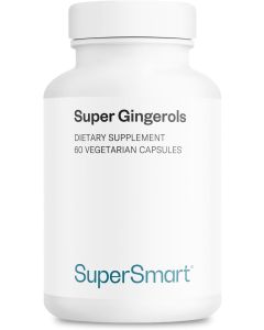 Supersmart Super Gingerols Ginger Root Extract Standardised to 20 Gingerols Digestive Support Anti Inflammatory Supplement NonGMO Gluten Free 60 Vegetarian Capsules