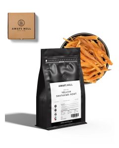 AWAFI MILL Yellow Shatavari Root / Dried Shatavari Pieces / Clean Earthy Aroma / Traditional Culinary & Cultural Use