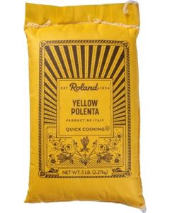 Roland Foods Medium Grain Yellow Polenta from Italy 5 Lb Bag