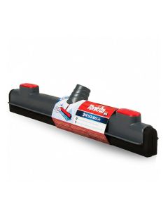Tonkita Grey 2-in-1 Floor Wiper â€“ Rubber Squeegee with Cloth Lock System, Dual Use Floor Cleaner for Ceramic & Stone Surfaces, Water Removal & Mopping Tool