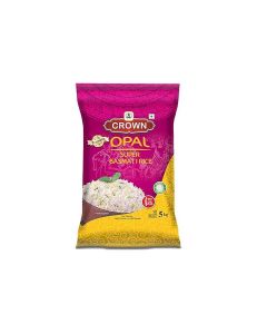 Opal Super Basmati Rice Xxxl – 5Kg / Slender Slim Long Grains, Quality Texture / Ideal For Pulao, Jeera Rice & Daily Cooking