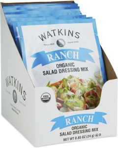 Watkins Organic Ranch Salad Dressing Mix, 0.85 oz. Packets, 12-Pack