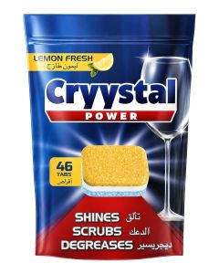 Cryystal Power Dishwasher Tablets, Pack Of 46