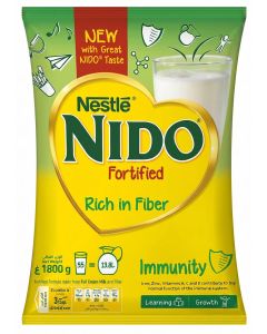Nido Fortified Milk Powder Rich In Fiber Pouch 1800grams