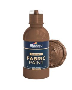 BLUEBIRD Fabric Paint Coffee Brown 85 Fl Oz Permanent Fabric Paints for Clothes Furniture Upholstery