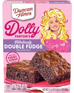 Duncan Hines Dolly Parton's Fabulously Double Fudge Brownie Mix, 17.6 oz