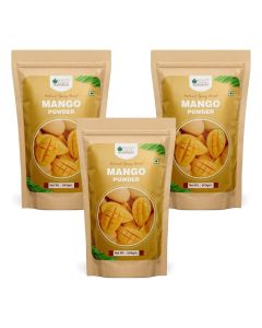 3x500gm Mango Powder Natural Spray Dried king of fruits Vitamin A C K Richn Pack of 3