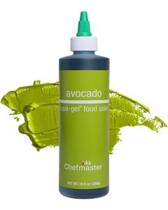 Chefmaster Avocado Liqua-Gel® Food Coloring - 10.5 oz Professional-Grade Dye for Icing, Frosting, and Fondant