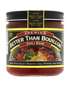 Better Than Bouillon Chili Base Made from Select Roasted Chili Peppers Spices Blendable Base for Added Flavor 8Ounce Jar Pack of 1