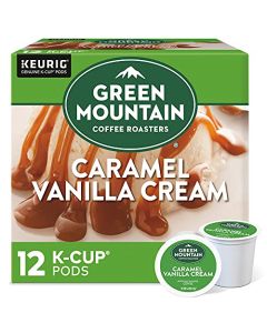 Green Mountain Coffee Roasters Caramel Vanilla Cream Keurig SingleServe KCup pods Light Roast Coffee 12 Count