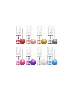 Edible Glitter Spray Set 8 Colors Food Grade Cake Glitter Metallic Shimmer Powder Spray for Cupcakes Cookies Chocolate Strawberries Drinks 5gBottle