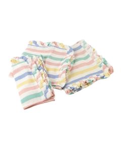 Multi Stripe Ruffle Napkins