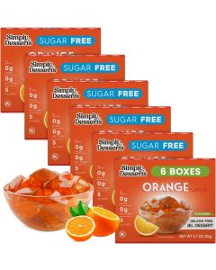 Simply Delish Sugar Free Orange Jel Dessert