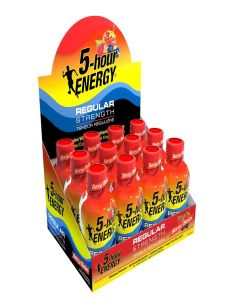 Marjack 500181 Five Hour Energy Drink, 2 Oz, 12/Pk, Berry Flavored