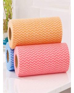 KleenX Kitchen Roll Kitchen Tissue Roll Origami Paper Towels Paper Rolls Cleaning Kitchen Wipes Reusable Quick Dry Non Woven Kitchen Towel roll Paper Towels Napkins Washable Clothes 240 Pulls (3pcs)