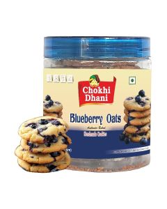Blueberry Oats Cookies 200g - Fruity Blueberry Biscuits with Oats & Honey - Healthy Home/Office Snack